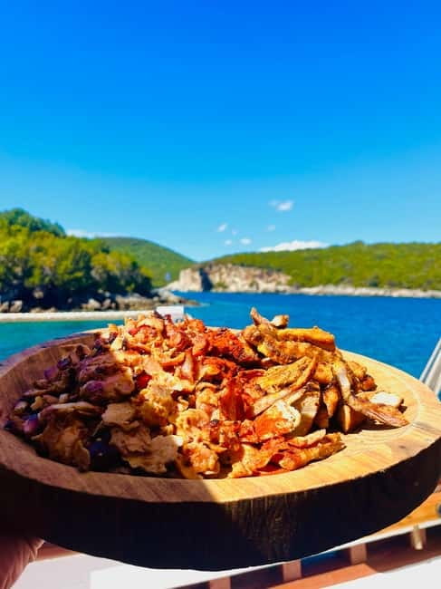 Corfu: Blue Lagoon and Cave Cruise with Drinks and Lunch - Benitses Marina to the open Ionian Sea