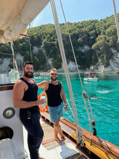Corfu: Blue Lagoon and Cave Cruise with Drinks and Lunch - Lunch made on board, not unwrapped from a box