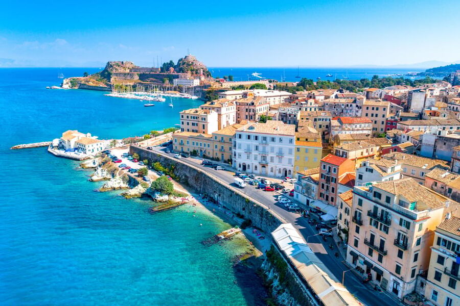 Corfu Cruise Port: City Highlights tour & Old Town visit - The Esplanade, Liston, and the city’s open center