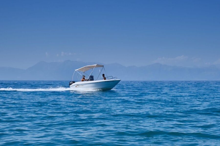 Corfu: Premium Boat Rental without Skipper - Mermaid Island and wildlife watching