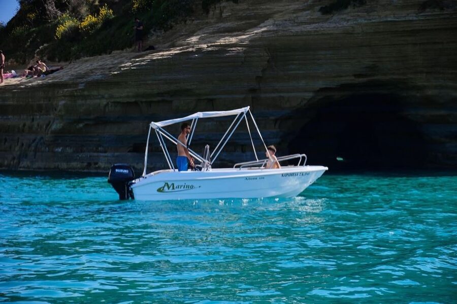 Corfu: Premium Boat Rental without Skipper - Taking the wheel along Corfu’s coast