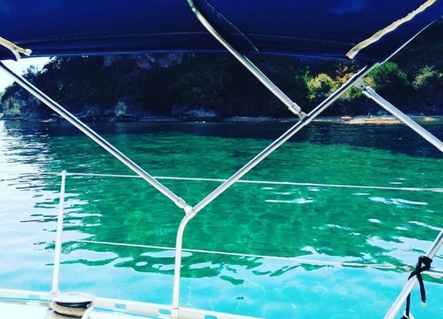 Corfu: Private Sailing Yacht Cruise - Mouse Island and the airplane photo stop