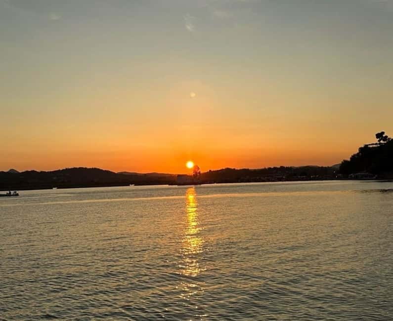 Corfu: Sunset Cruise on a Traditional Wooden Sailing Yacht - Pontikonissi makes a fitting final view