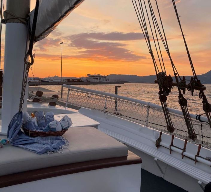 Corfu: Sunset Cruise on Classic Boat with Cocktails & Snacks - Garitsa Bay and Mon Repos