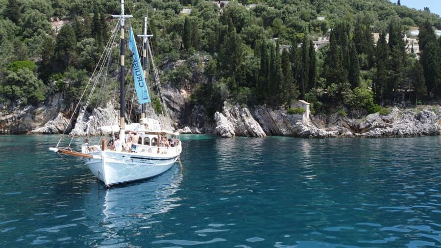 Corfu Town: Full-Day Cruise with Lunch, Drinks & Swim Stops - Peristeres Lighthouse and the final swim