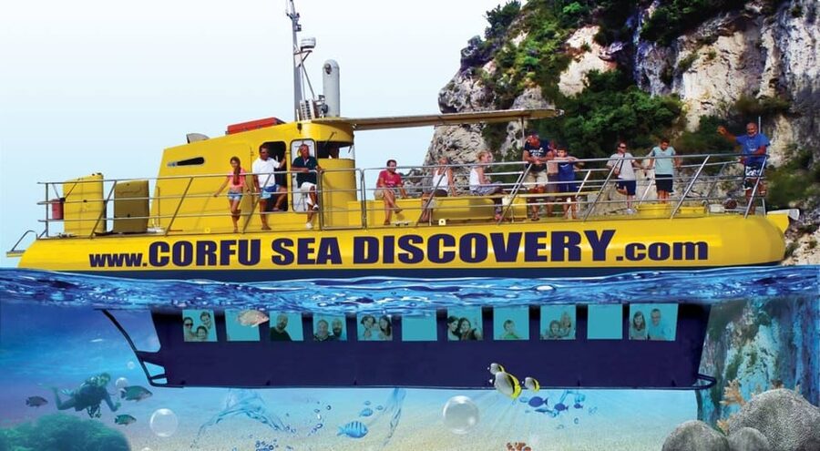 Corfu: Underwater Cruise in Paleokastritsa - The surface portion gives you the wider view