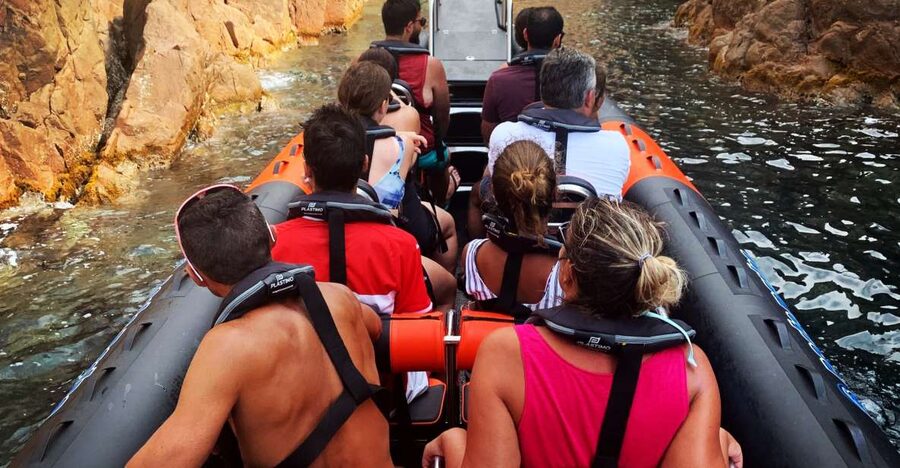 Corsica: Piana Calanques and Caves by Boat - The Piana Calanques from the water