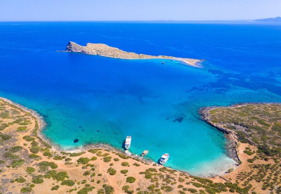 Crete: Mirabello Bay Cruise with Onboard Cocktail - Skistra Bay for snorkeling and quiet time
