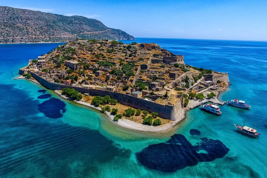 Crete: Spinalonga, Elounda, & Agios Nikolaos Boat Tour & BBQ - The morning ride through Crete to Elounda
