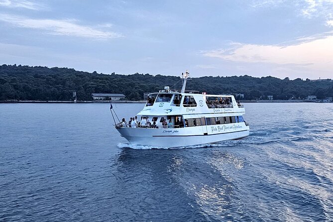 Dolphin Watching & Sunset Boat Tour With Dinner and Drinks - Veliki Brijun from the water