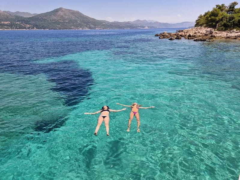 Dubrovnik: Blue Cave, Green Cave & Sunj Beach Speedboat Tour - The Three Green Caves and clear-water snorkeling