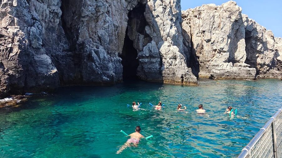 Faliraki: Boat Trip to Afantou Caves, Antony Quinn, Ladiko - Anthony Quinn Bay: the best snorkeling of the trip