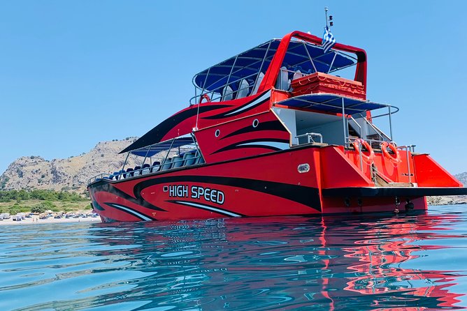 Fast Boat To Symi with a swimming stop at St George's Bay! (Only 1hr journey) - The fast boat ride to Symi