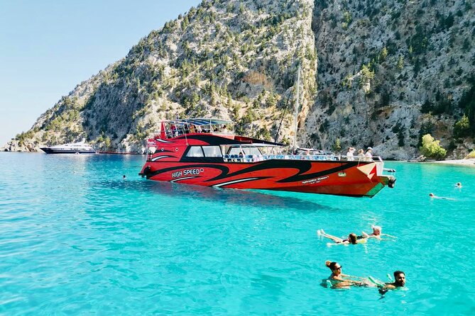 Fast Boat To Symi with a swimming stop at St George's Bay! (Only 1hr journey) - Boarding at Rhodes Sea Lines