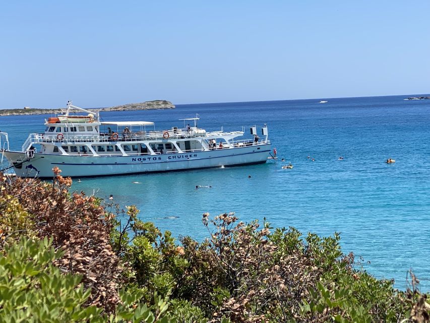 From Ag. Nikolaos: Spinalonga & Kolokytha Cruise with Lunch - Lunch aboard the boat: simple, filling, and variable