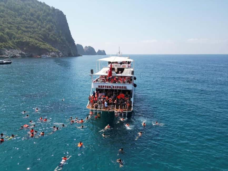 From Alanya: Boat Tour with Unlimited Soft Drinks and Lunch - The Pirates, Lovers, and Phosphorus caves