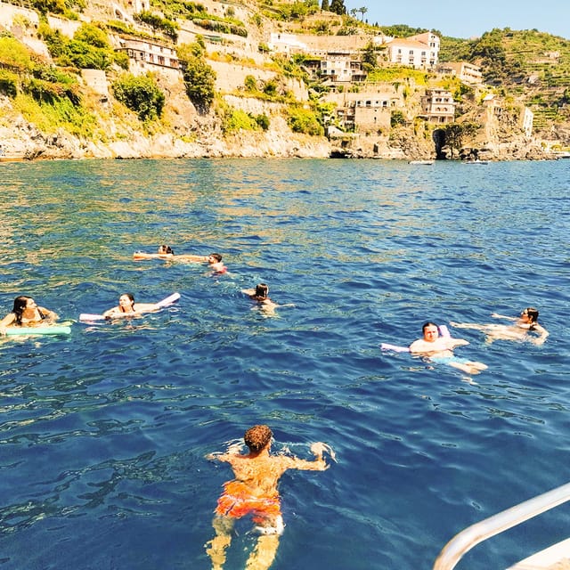 From Amalfi: Coast & Furore Fjord Boat Tour with Swim Break - Setting out from Amalfi at 11:00