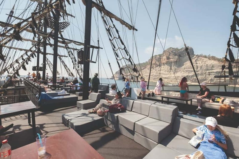 From Antalya/Kemer: All-Inclusive Party Boat with Lunch - Lovers Bay closes the scenic route