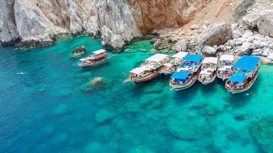 From Antalya or Kemer: Suluada Island Boat Trip with Lunch - From Antalya or Kemer to Adrasan Harbor