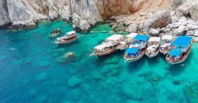 From Antalya or Kemer: Suluada Island Boat Trip with Lunch