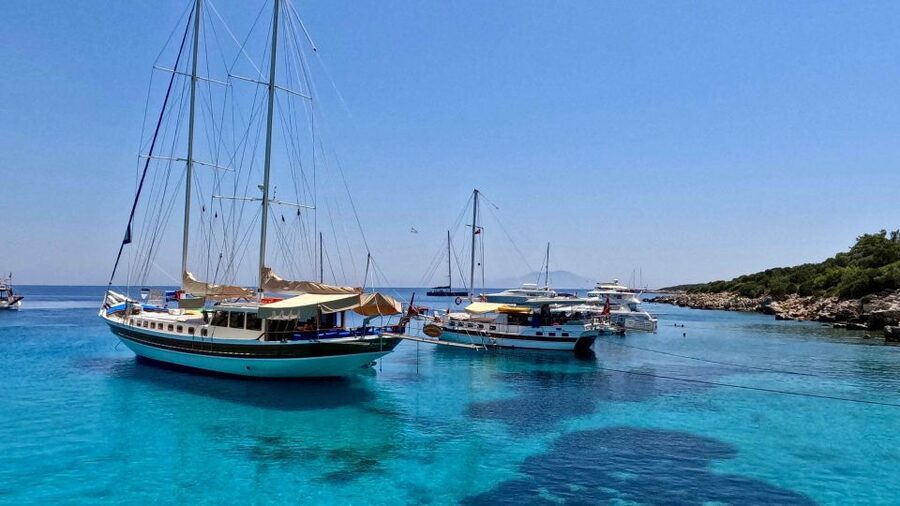 From Bodrum: Orak Island Boat Trip with Swim Stops and Lunch - Rabbit Bay and the final swim