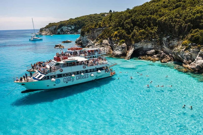 From Corfu: Day Cruise to Paxos, Antipaxos, & the Blue Caves - Antipaxos, where the swimming matters most