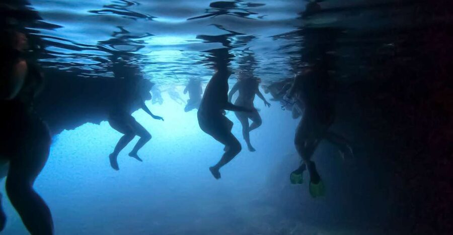 From Dubrovnik/Cavtat: Blue Cave, Sunj Beach Speed Boat Tour - The Three Green Caves offer more choice