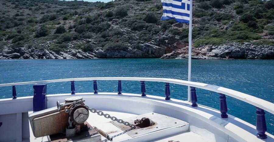 From Heraklion: Elounda, Kolokitha, and Spinalonga Boat Trip - Swimming first at Kolokitha Bay