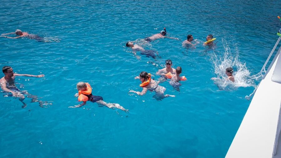 From Heraklion: Elounda, Kolokitha, and Spinalonga Boat Trip - A practical BBQ lunch on the boat