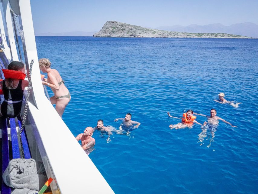 From Heraklion: Elounda, Kolokitha, and Spinalonga Boat Trip - Spinalonga seen from the water