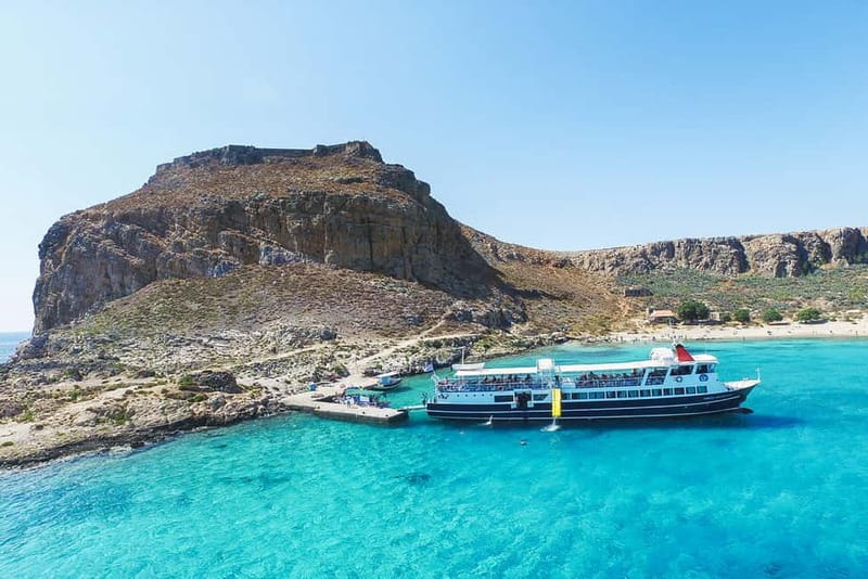 From Kissamos Port: Boat Cruise to Balos Lagoon & Gramvousa - Gramvousa Island: shipwreck, church, and castle