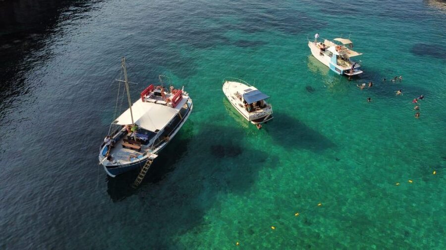 From Lefkimmi: Boat Trip to Sivota & Blue Lagoon - The Mourtos sea cave stop