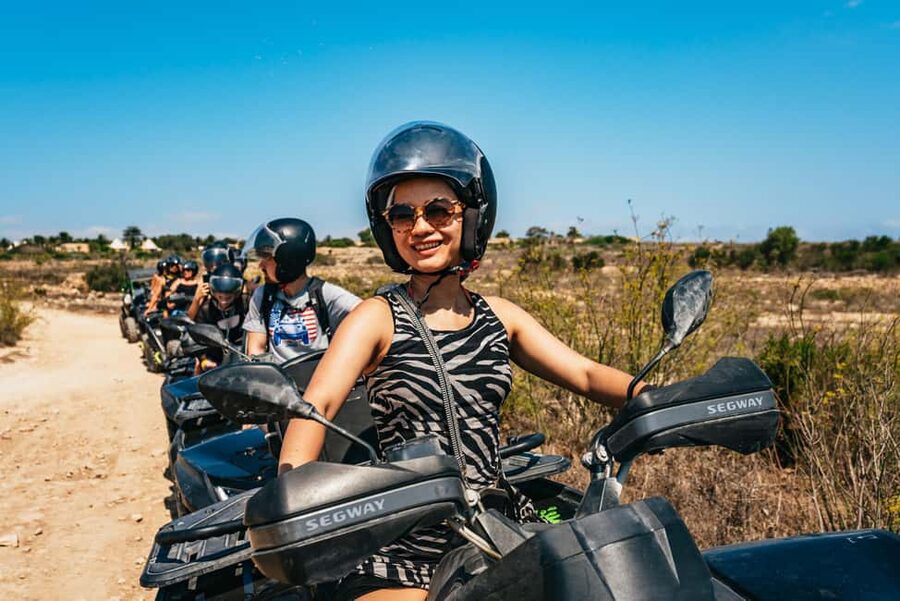 From Malta: Gozo Quad Bike Tour & Comino Boat Tour w/ Lunch - A traditional lunch in Sannat