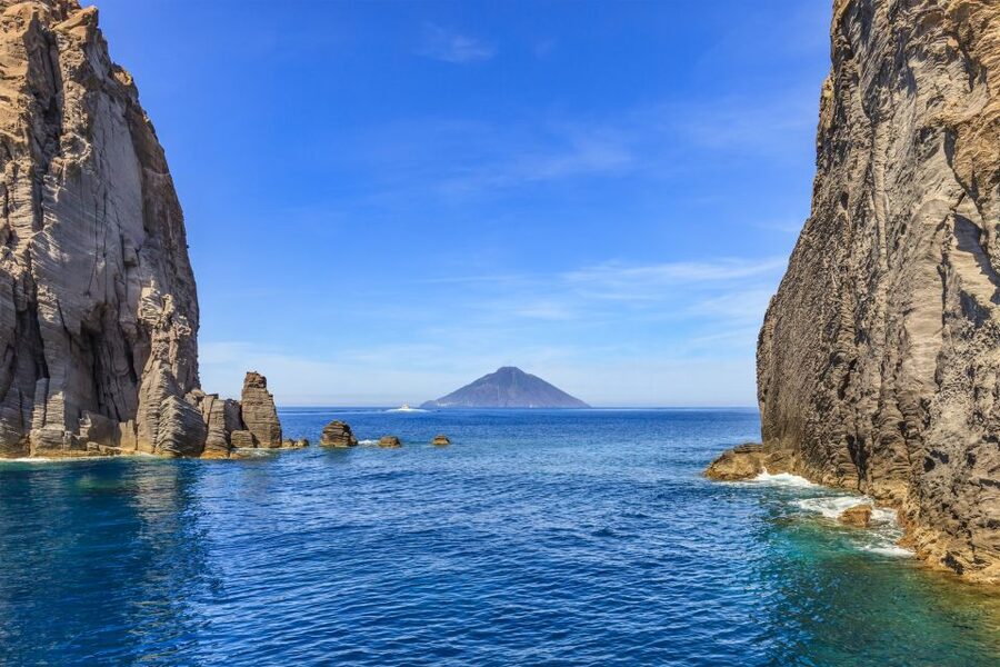 From Milazzo: Panarea and Stromboli Boat Trip by Night - Stromboli port, black sand, and island time