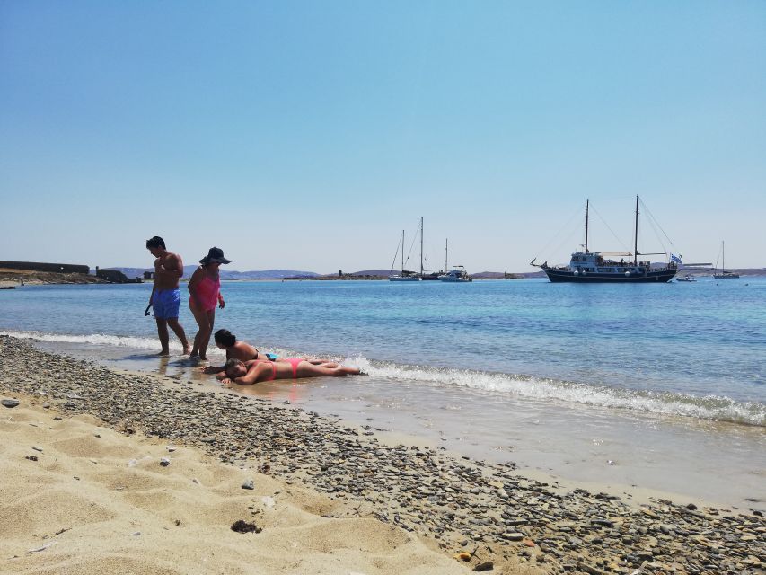 From Mykonos: Cruise to Delos and Rhenia with Lunch - Leaving Mykonos Old Port for Rhenia