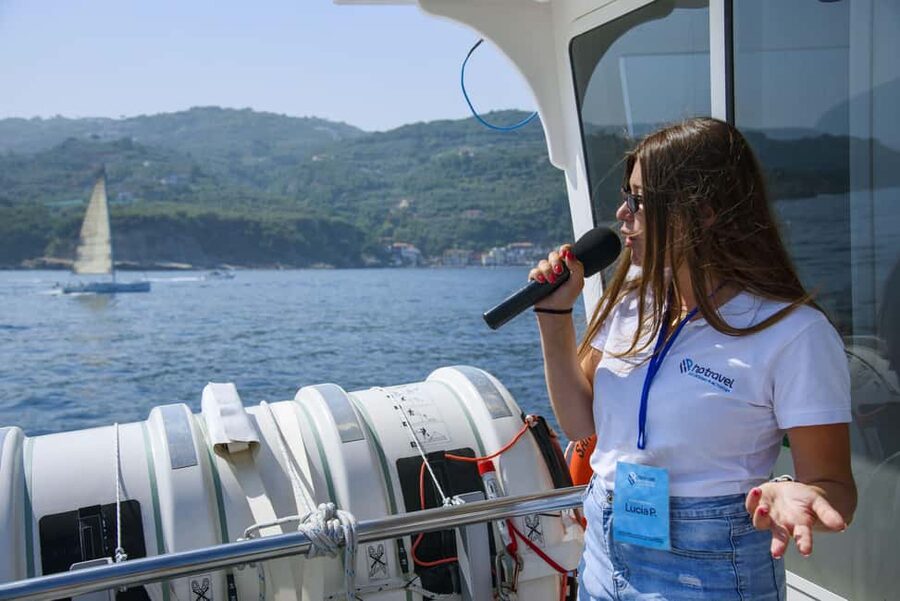 From Naples: Boat Tour of Amalfi, Positano and Ravello - Sorrento, Queen Giovanna, and Punta Campanella from the sea