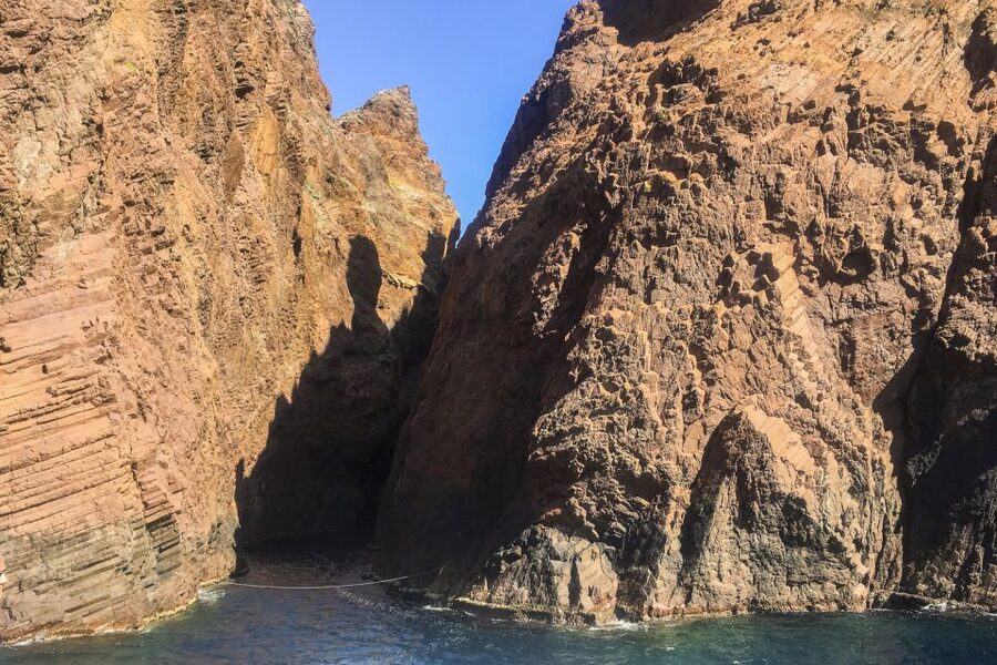 From Ota: Scandola Nature Reserve Eco-Friendly Boat Tour - The first 20 minutes across the Gulf of Porto
