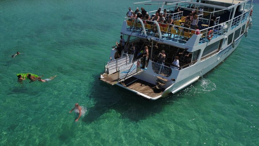 From Ouranoupoli: Blue Lagoon Two Island Cruise - What the $39.52 price really covers