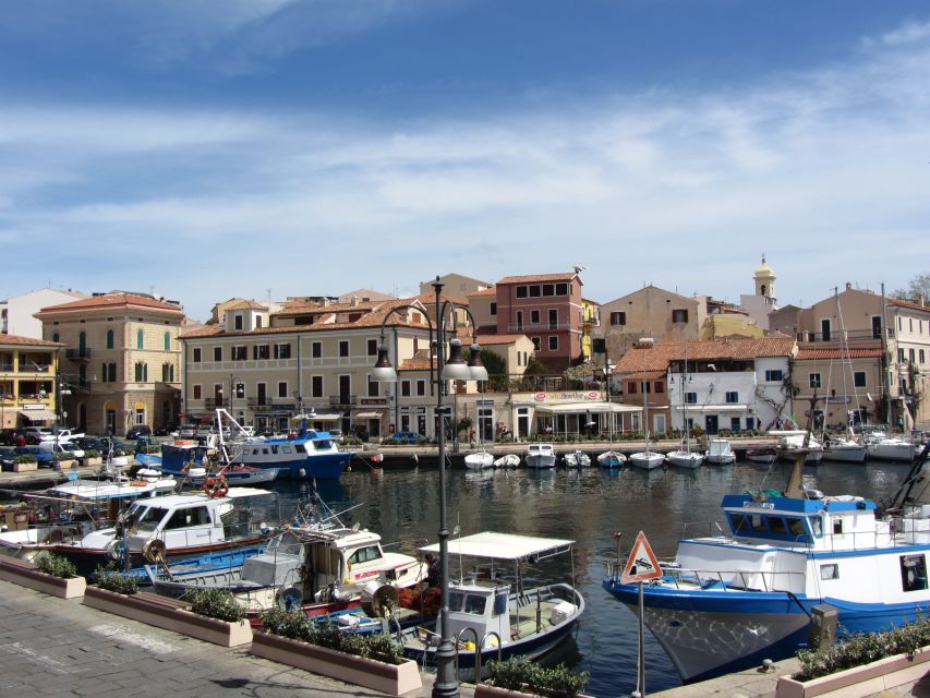 From Palau: La Maddalena Archipelago 4 Stops Boat Tour - La Maddalena town changes the pace