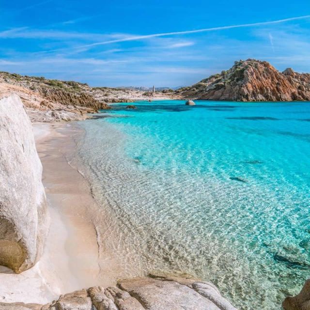 From Palau: La Maddalena Archipelago Boat Tour with Pasta - Spargi and Cala Corsara provide the best swim stop