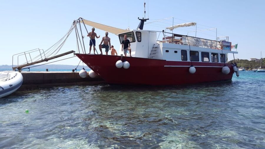 From Palau: La Maddalena Archipelago Boat Tour with Pasta - La Maddalena town adds a little local life