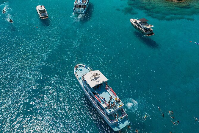 From Protaras: Turtle Cove & Blue Lagoon Cruise - Konnos Bay: the first 30-minute swim