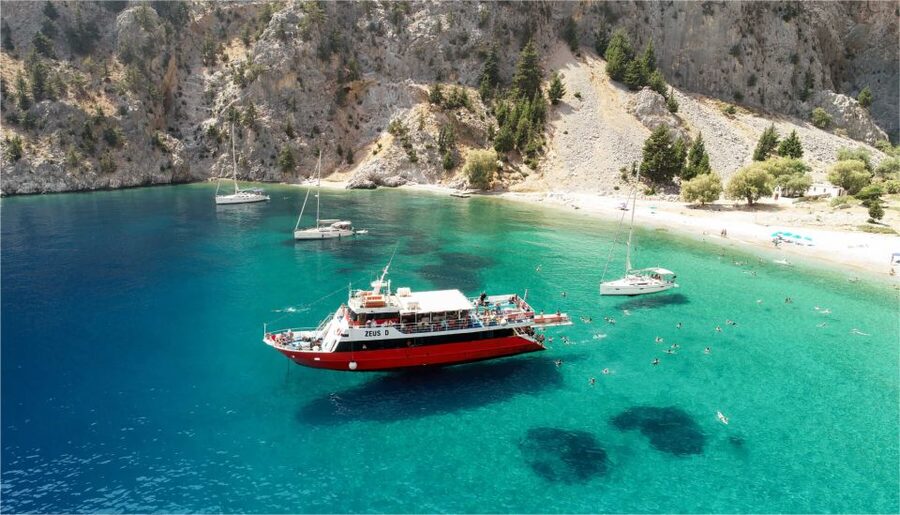 From Rhodes: Cruise to Symi Island and Saint George's Bay - How much of the day is spent on the boat?