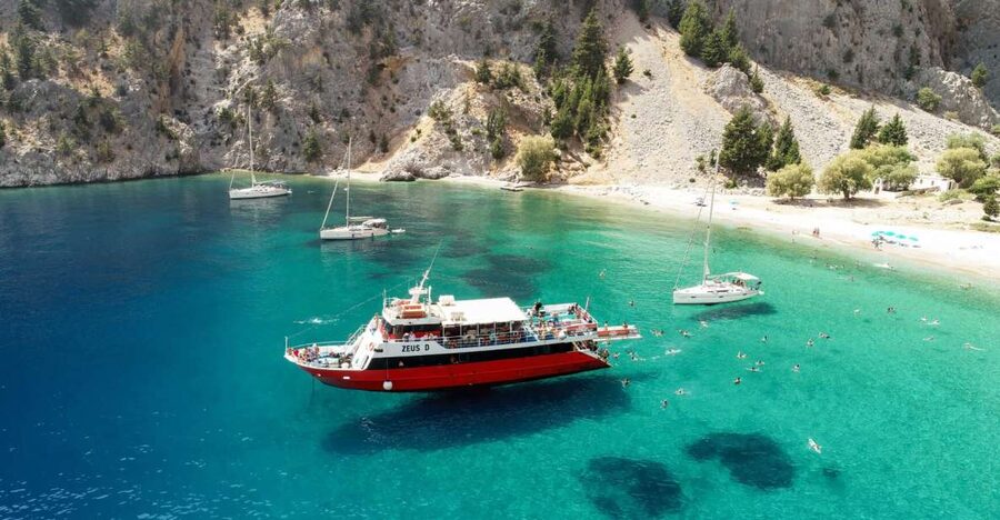 From Rhodes: Cruise to Symi Island and Saint George's Bay - The two-hour crossing from Rhodes