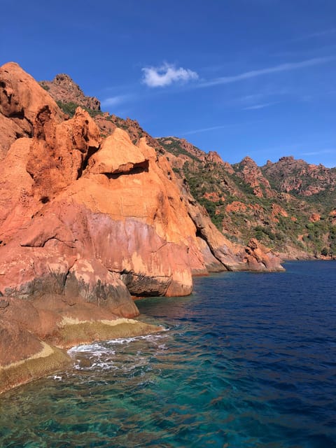 From Sagone/Cargèse: Scandola and Calanques de Piana Cruise - Crossing the Gulf of Porto toward Piana