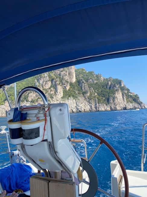 From Salerno: Amalfi Coast Full-Day Sailboat Trip with Lunch - Amalfi town, with enough time for a taste