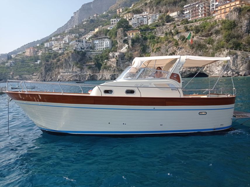 From Salerno: Sightseeing Day Cruise to Amalfi Coast - Praiano and the approach to Positano