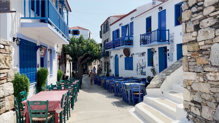 From Skiathos: Skopelos and Alonissos Boat Trip with Stops - The day at a glance