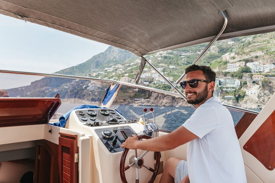 From Sorrento: Amalfi and Positano Full-Day Trip by Boat - The crew, group size, and onboard atmosphere