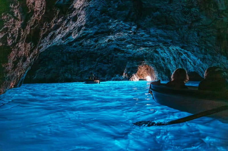 From Sorrento: Capri Boat Tour with Blue Grotto Visit - Capri’s southern coast, from Punta Carena to the grottoes